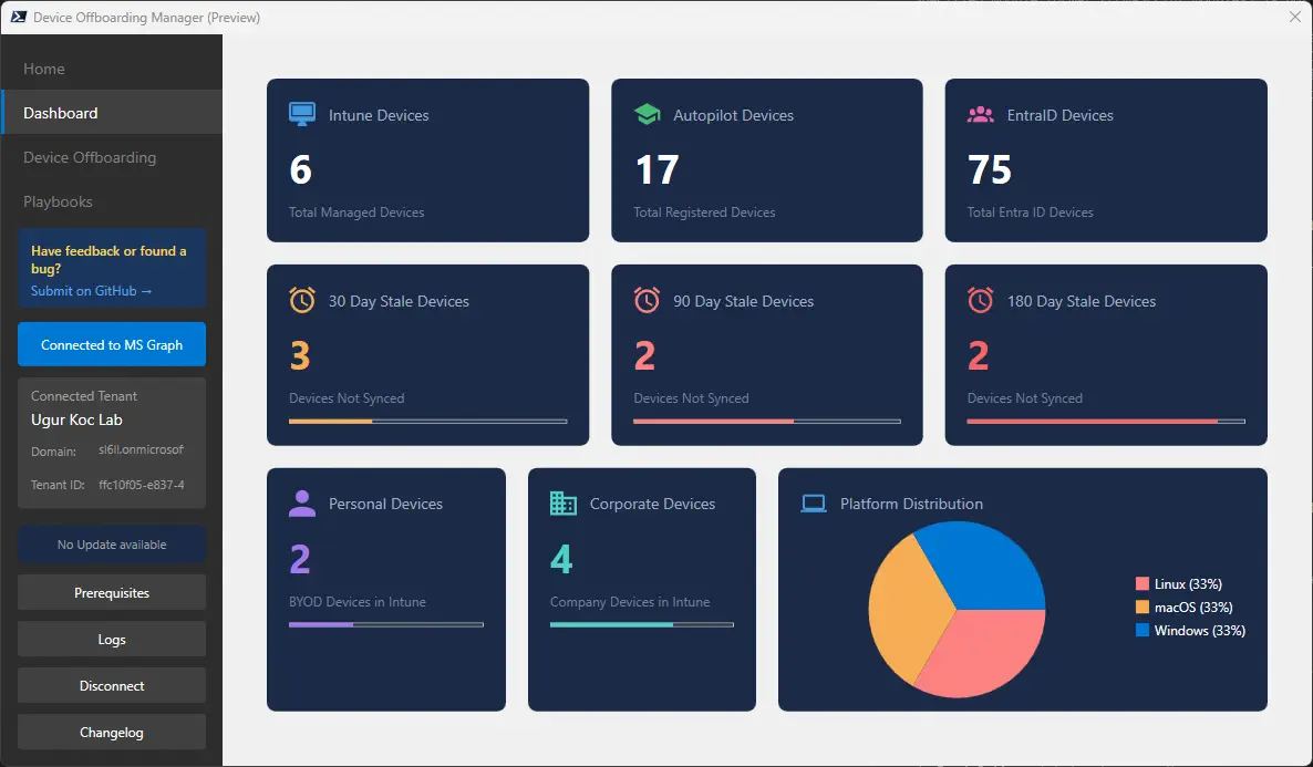 Device Offboarding Manager Dashboard